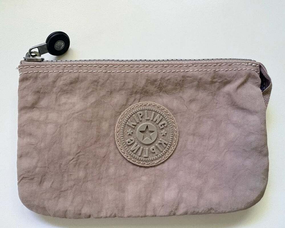 Kipling CREATIVITY L Beige Wallet Pouch Like New